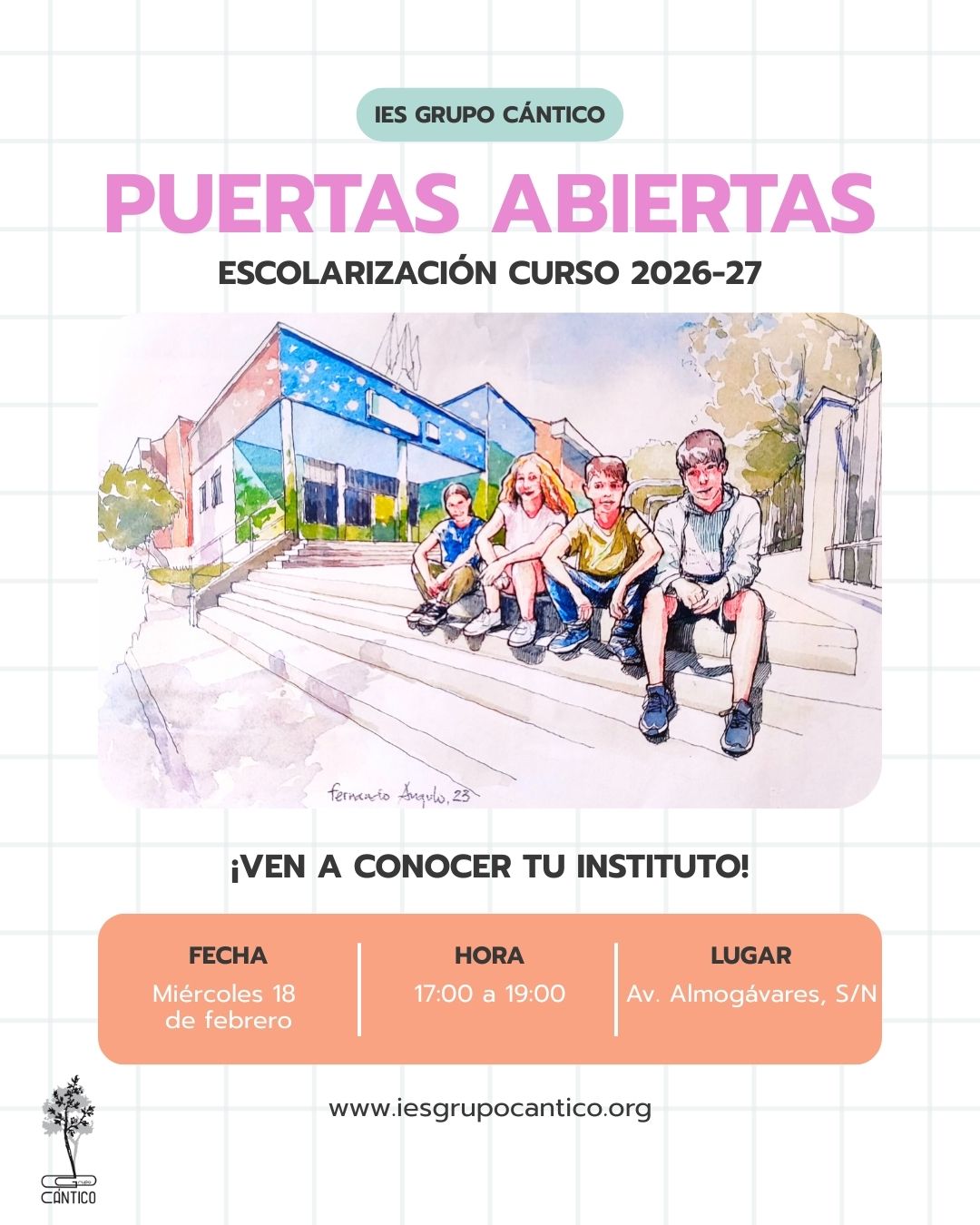 Cartel Puertas abiertas